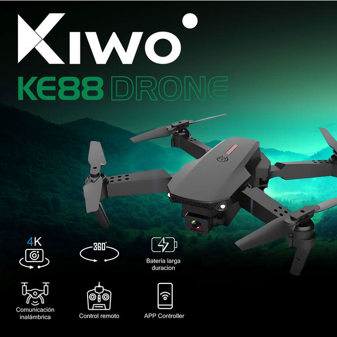 Vista compacta del dron Kiwo E88