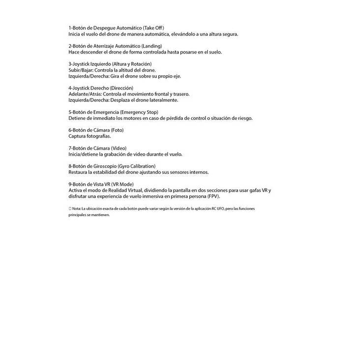 Página del manual de seguridad del dron Kiwo E88